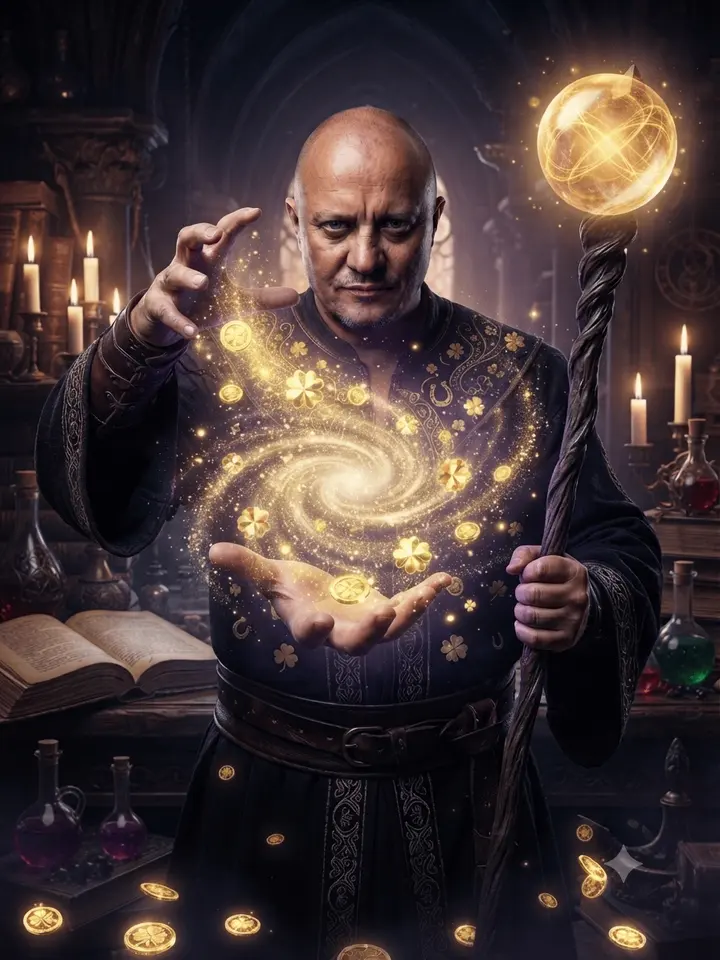 Warlock Mark casting the joy charm